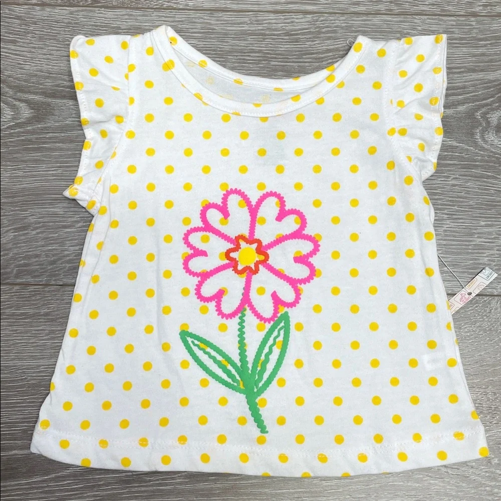 NWT Bundle of 2 Girls 12 Month Outfits Summer Shorts and Tops